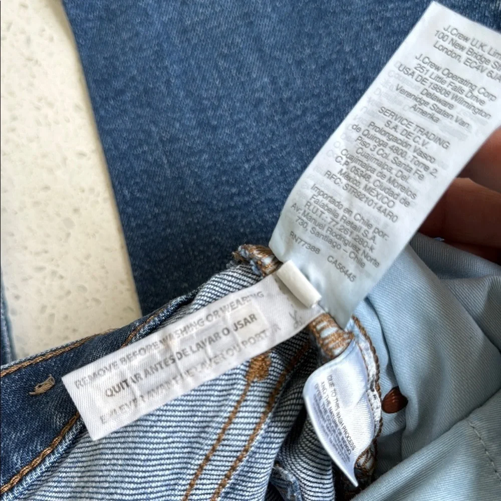 Madewell Vintage Wash Denim Jeans